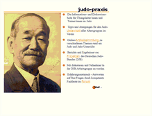Tablet Screenshot of judo-praxis.de